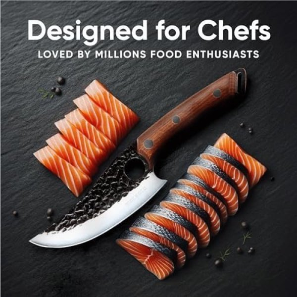 Chef Knife - Perfect Kitchen Knife. Japanese Knife for Cooking, Chopping - Image 7