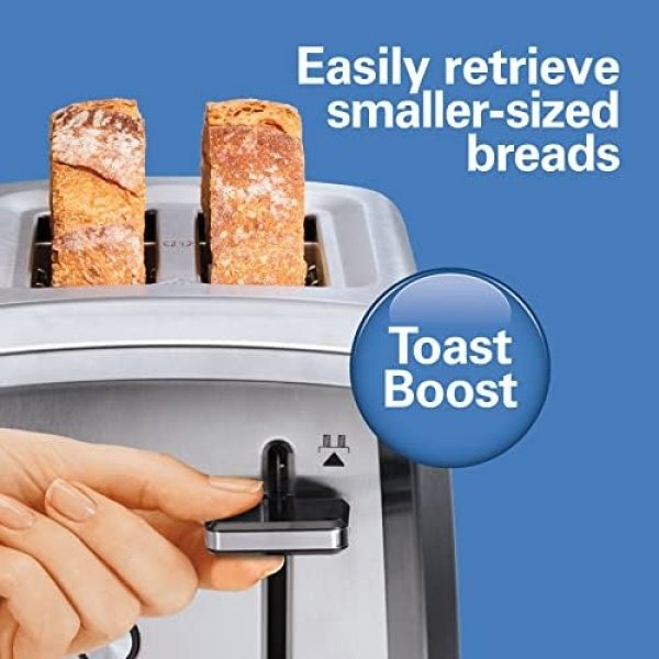 Hamilton Beach 2 Slice Toaster with Extra-Wide Slots, Bagel Setting - Image 5