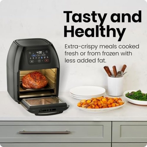 CHEFMAN Multifunctional Digital Air Fryer+ Rotisserie, Dehydrator - Image 3