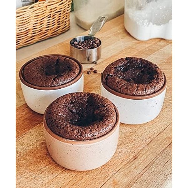 Mora Ceramic Ramekins - 8oz, Set of 6 - Small Oven Safe Baking Dishes/Cups - Image 6