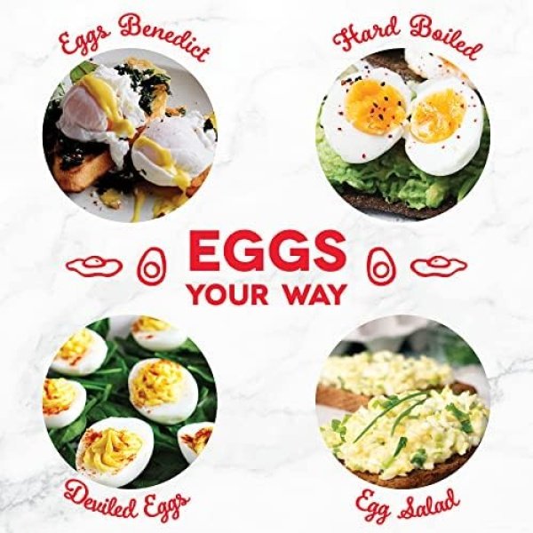 DASH Rapid Egg Cooker: 6 Egg Capacity Electric Egg Cooker for Hard Boiled Eggs - Image 4