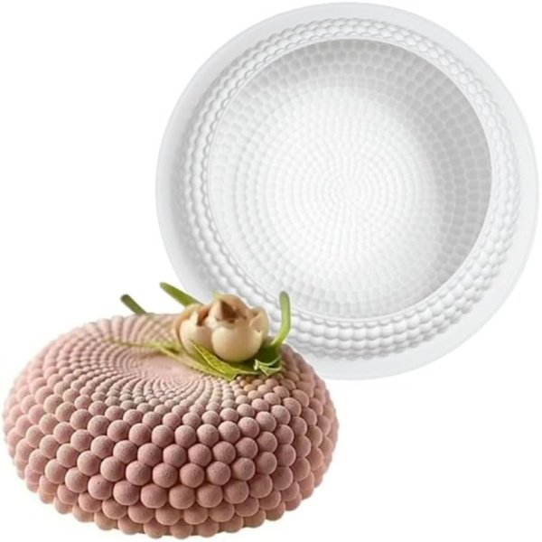 Round Mousse Mould,Silicone Cake Mould,Reusable Dessert Mould - Image 5