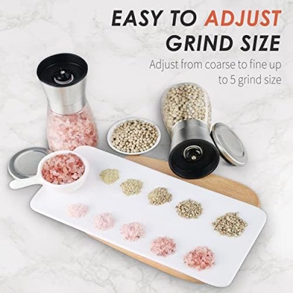 Original Stainless Steel Salt or Pepper Grinder - Top Spice Mill - Image 3