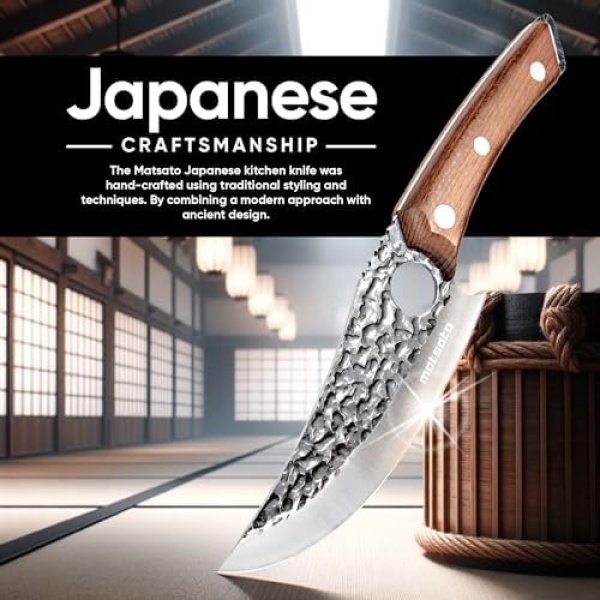 Chef Knife - Perfect Kitchen Knife. Japanese Knife for Cooking, Chopping - Image 4