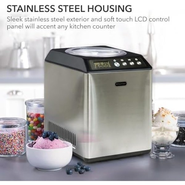 Whynter Ice Cream Maker Machine Automatic 2.1 Qt. - Image 4