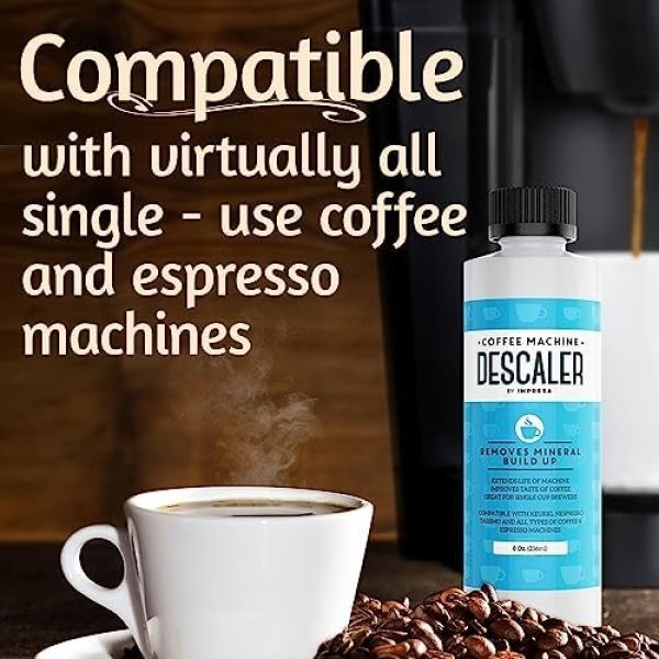 IMPRESA 3 Pack / 6 Uses Coffee Machine Descaler for Keurig - Image 2