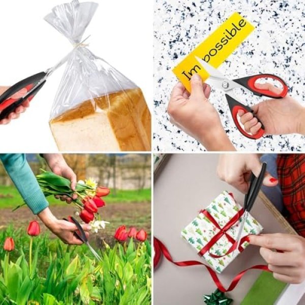 iBayam Kitchen Scissors All Purpose Heavy Duty, Kitchen Utensils Set, Stainless - Image 8