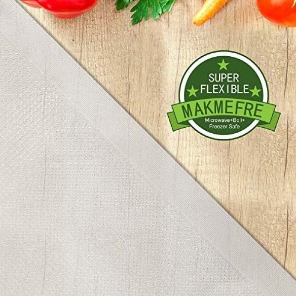 6 Pack 8"x20'(3Rolls) and 11"x20' (3Rolls) Vacuum Sealer Bags Rolls - Image 6