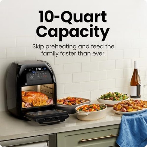 CHEFMAN Multifunctional Digital Air Fryer+ Rotisserie, Dehydrator - Image 4