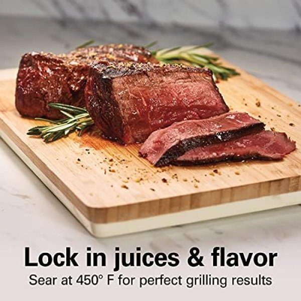 Hamilton Beach Electric Indoor Searing Grill with Viewing Window & Adjustable - Image 3