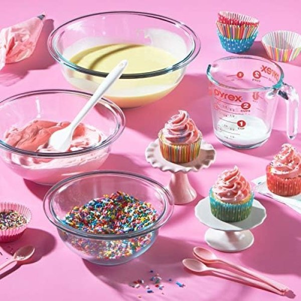 Pyrex Smart Essentials 3-Pack Prepware Mixing Bowl Set (1QT, 1.5QT, 2.5QT) - Image 4