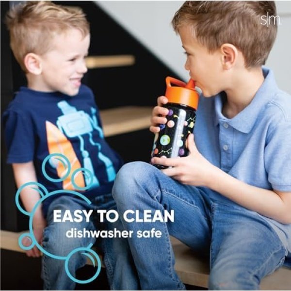 Simple Modern Spiderman Kids Water Bottle with Straw Lid | Marvel Insulated - Image 6