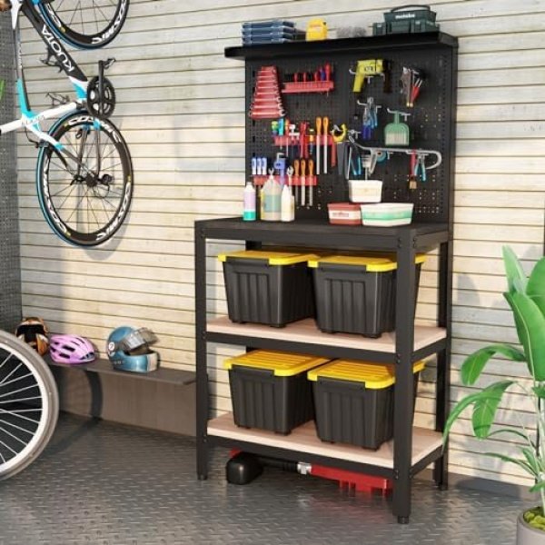 Nazhura 72Quart Plastic Storage Bin, Stackable and Nestable Storage Boxes - Image 7