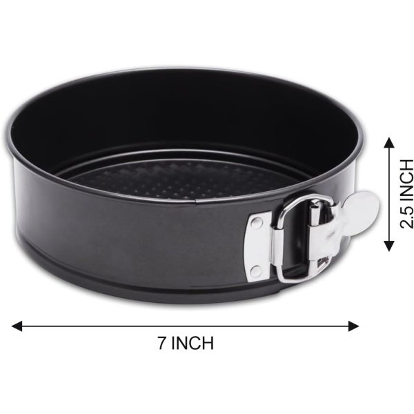 HIWARE 7 Inch Non-stick Springform Pan/Cheesecake Pan/Leakproof Cake Pan - Image 7