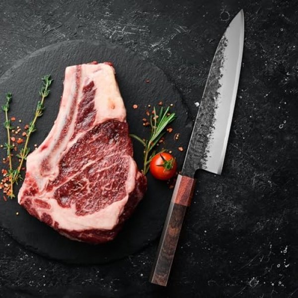Japanese Kitchen Knife, 8 Inch Chef Knife with AUS-8 Alloy Steel, 210MM - Image 8