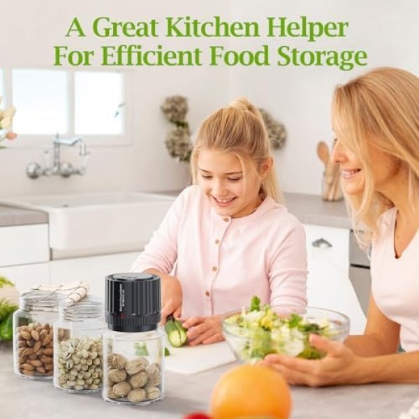 2025 Latest Updated Electric Mason Jar Vacuum Sealer Kit, Firm Sealing - Image 6