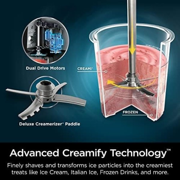 Ninja NC501 CREAMi Deluxe 11-in-1 Ice Cream & Frozen Treat Maker for Ice Cream - Image 4