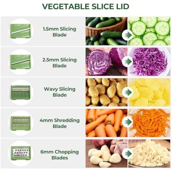SUSTEAS Salad Spinner Large, Vegetables Wash Bowl, Fruits & Herb Lettuce Dryer - Image 6