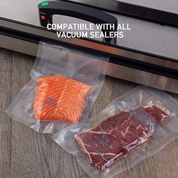 Wevac Vacuum Sealer Bags 11x50 Rolls 2 pack for Food Saver, Seal a Meal, Weston - Image 4