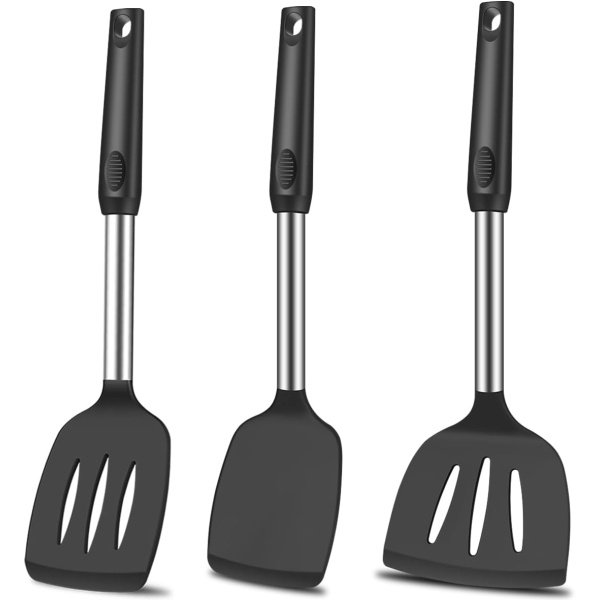 Spatula Set Silicone Spatula Heat Resistant Spatulas for Nonstick Cookware