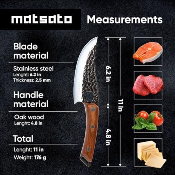 Chef Knife - Perfect Kitchen Knife. Japanese Knife for Cooking, Chopping - Image 3