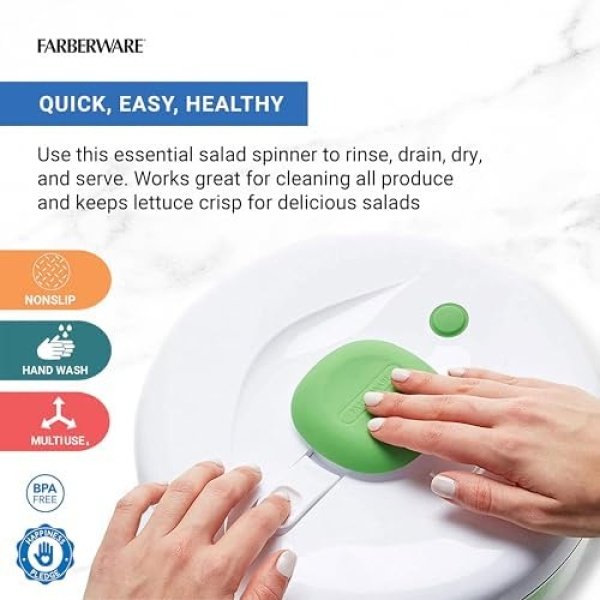 Farberware Easy to use pro Pump Spinner - Image 2