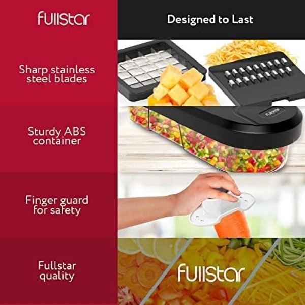 Fullstar Vegetable Chopper, Mandoline Slicer - Cheese Grater, Food Chopper - Image 3