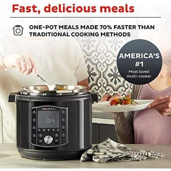 Instant Pot Pro (8 QT) 10-in-1 Pressure Cooker, Slow Cooker, Rice/Grain Cooker - Image 2