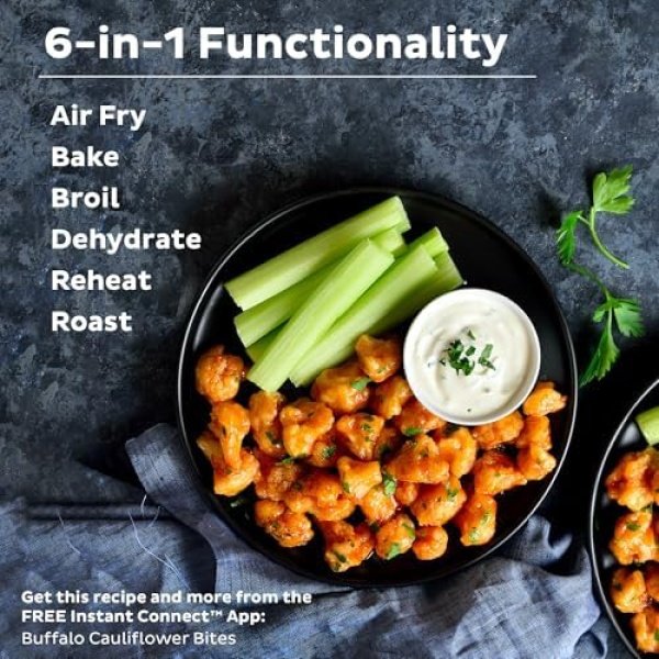 Instant Pot Vortex Plus 6QT XL Air Fryer, 6-in-1, Broils, Dehydrates, Crisps - Image 4