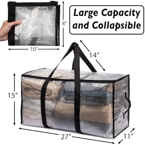 ClearSpace Oversized Moving Bags or Storage Bag – Large Moving Boxes - Image 3