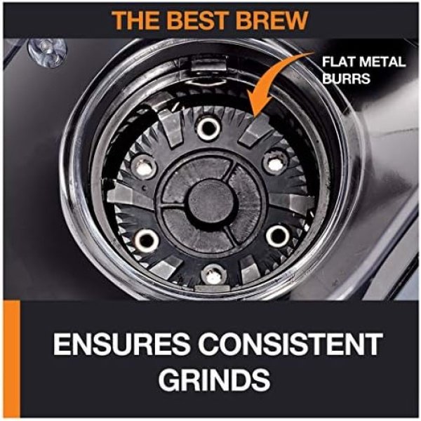 KRUPS Precision Burr Coffee Grinder: 12 Settings, 8 oz Capacity for Drip - Image 3