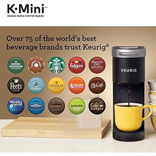 Keurig K-Mini Single Serve Coffee Maker, Black - Image 9