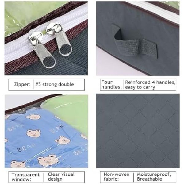 Budding Joy 90L Under Bed Storage Containers, Closet Organizers and Storage - Image 5