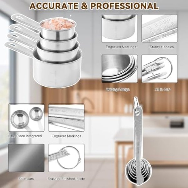 Hand Mixer Electric Mixing Bowls Set, 5 Speeds Handheld Mixer - Image 7