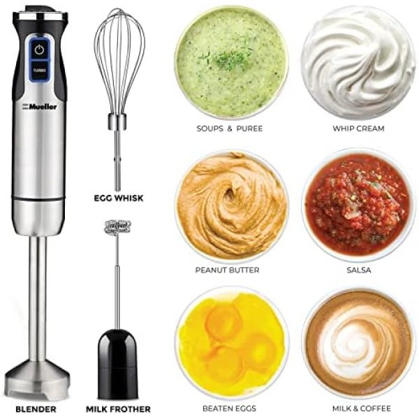 MuellerLiving Hand Blender, Immersion Blender, Hand Mixer - Image 6