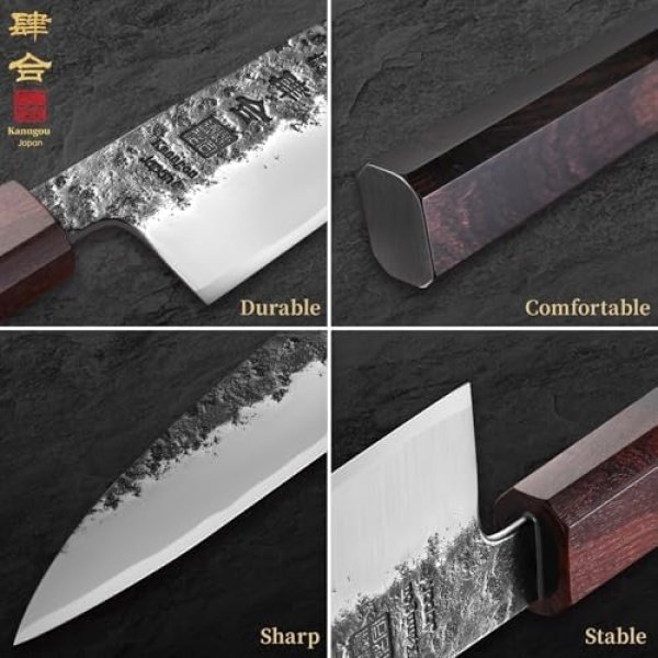 Japanese Kitchen Knife, 8 Inch Chef Knife with AUS-8 Alloy Steel, 210MM - Image 9