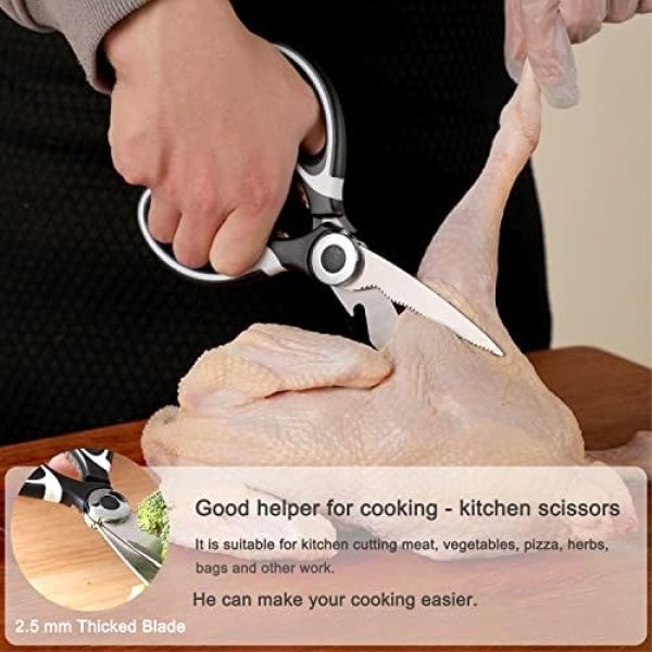 Kitchen Scissors All Purpose 3 Pack - kitchen gadgets utensils - Heavy Duty - Image 7