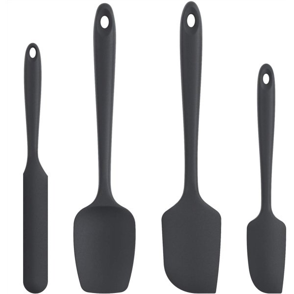 U-Taste Silicone Spatula Set with 600 Degrees Fahrenheit Heat Resistant