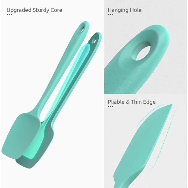 U-Taste Silicone Spatula Set with 600 Degrees Fahrenheit Heat Resistant - Image 6