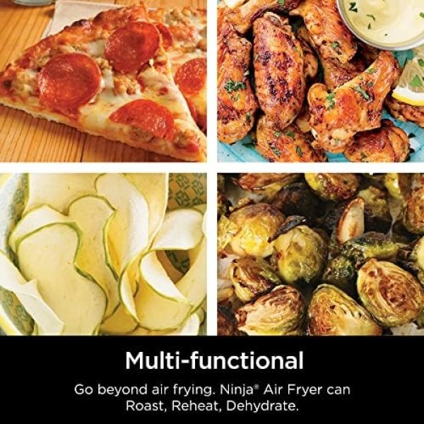 Ninja AF101 Air Fryer that Crisps, Roasts, Reheats, & Dehydrates, for Quick - Image 4