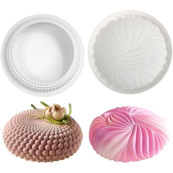 Round Mousse Mould,Silicone Cake Mould,Reusable Dessert Mould - Image 7