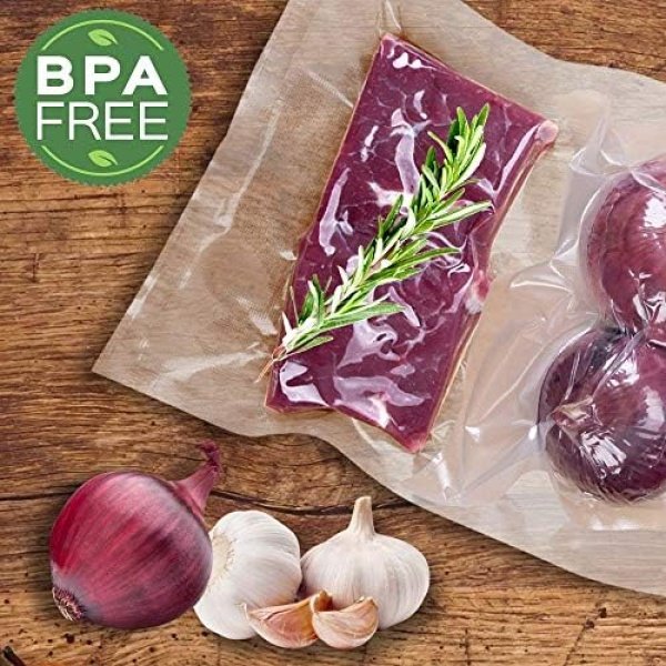 6 Pack 8"x20'(3Rolls) and 11"x20' (3Rolls) Vacuum Sealer Bags Rolls - Image 3