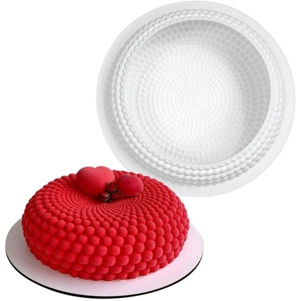 Round Mousse Mould,Silicone Cake Mould,Reusable Dessert Mould - Image 6
