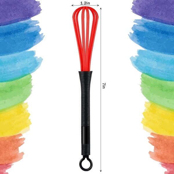 12 Pack Hair Color Whisk Mini Whisk for Hair Dye Color Mixing Christmas Gifts - Image 2