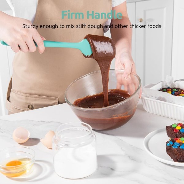 U-Taste Silicone Spatula Set with 600 Degrees Fahrenheit Heat Resistant - Image 5