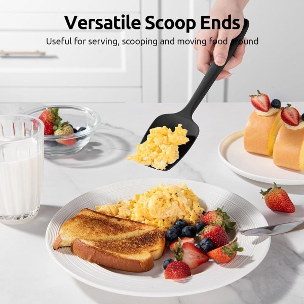 U-Taste Silicone Spatula Set with 600 Degrees Fahrenheit Heat Resistant - Image 8