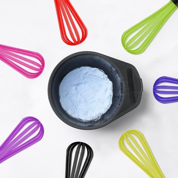 12 Pack Hair Color Whisk Mini Whisk for Hair Dye Color Mixing Christmas Gifts - Image 6