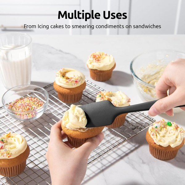 U-Taste Silicone Spatula Set with 600 Degrees Fahrenheit Heat Resistant - Image 7