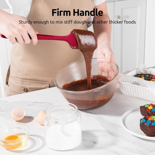 High Heat Resistant Silicone Spatula: U-Taste 600ºF Hot-Proof Food Grade Rubber - Image 5