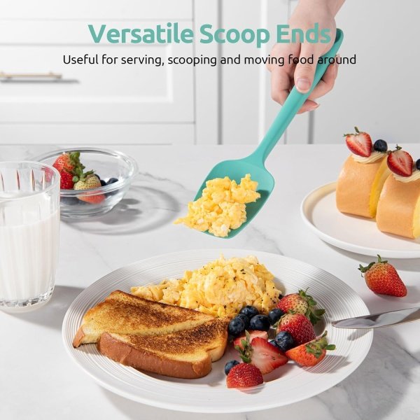 U-Taste Silicone Spatula Set with 600 Degrees Fahrenheit Heat Resistant - Image 8